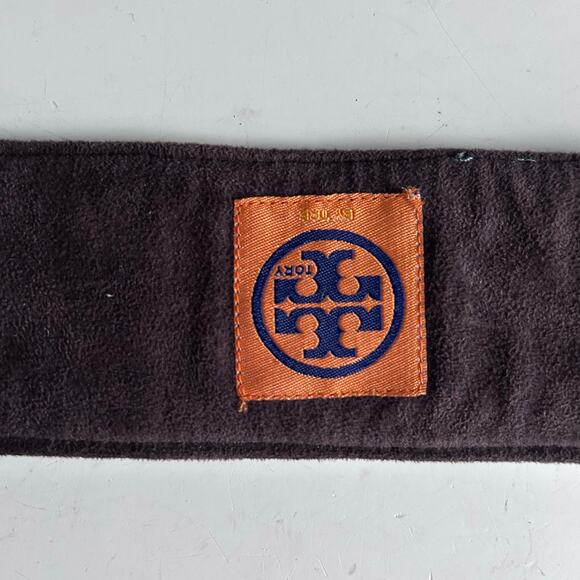 Tory Burch woven belt all over embroidery fringe tie boho hippie vintage 70s